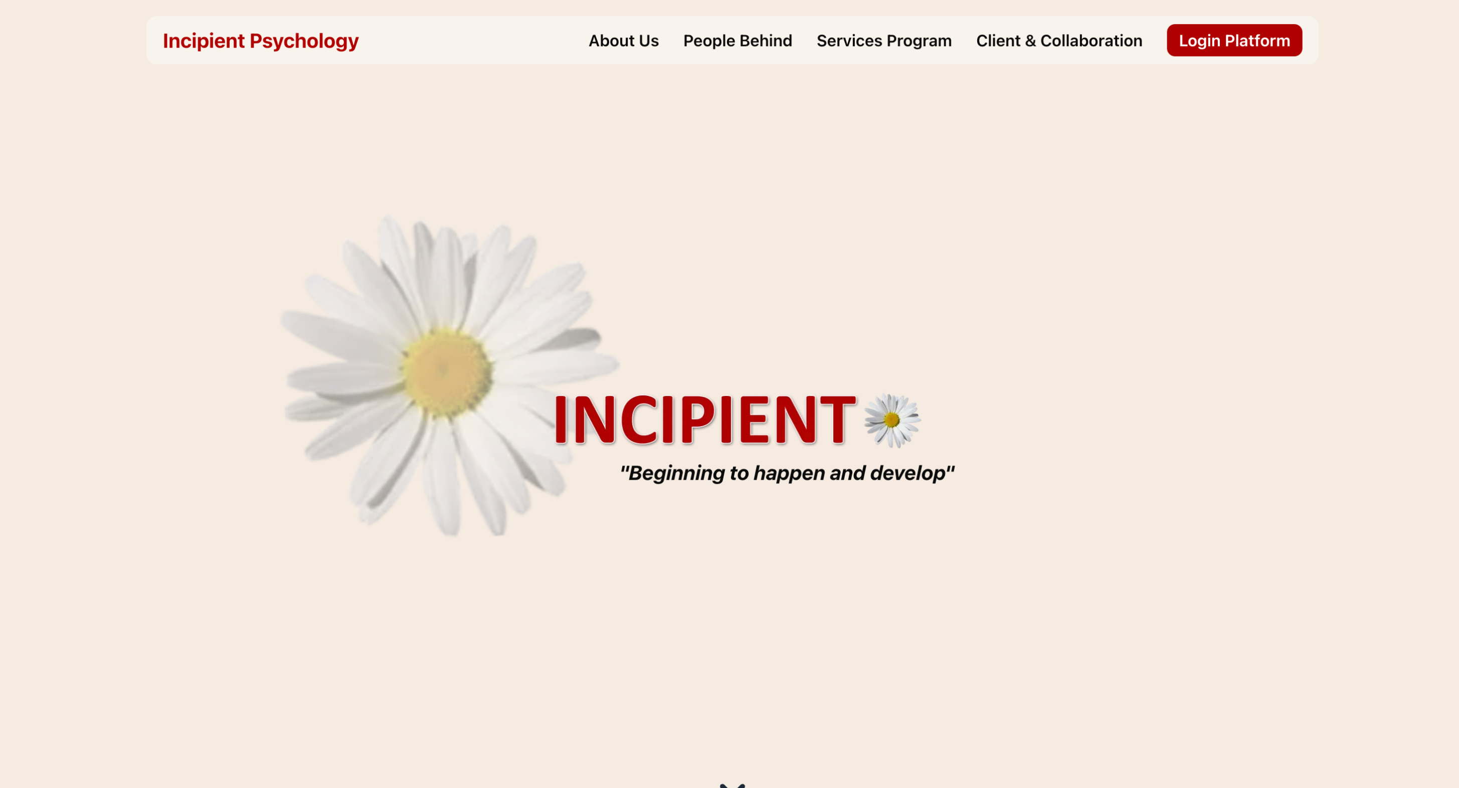 Incipient Psychology Platform